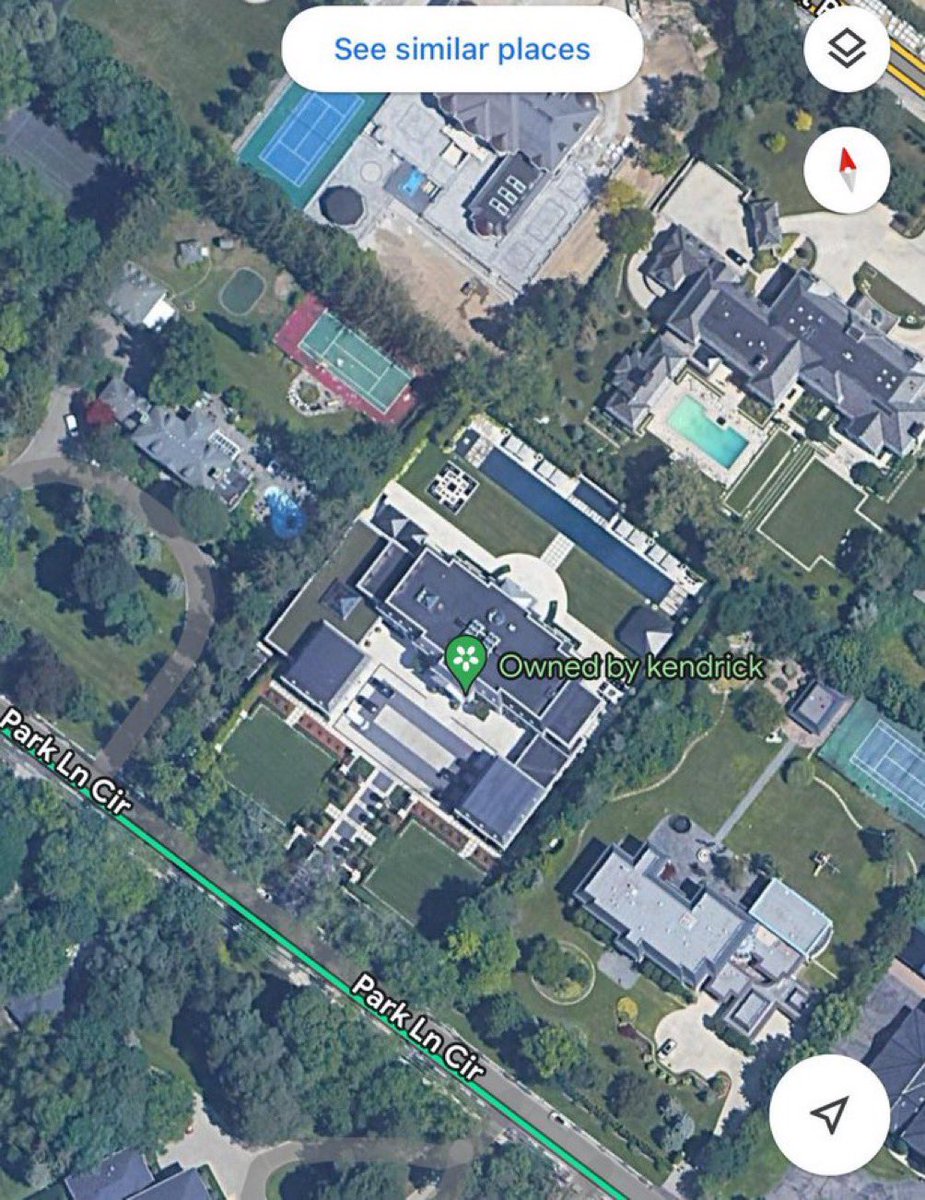drake’s house on google maps says it’s owned by kendrick LMFAOOOO