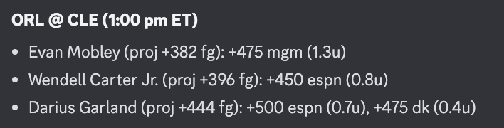 Another single game slate, but plenty of value to be found. Here's our +EV #freeplays for FIRST BASKET BY TEAM

Garland came through on 2 in a row, lets make it 3?

subscribe to see ALL the markets! whop.com/slam-dunk-bets/

#NBAPlayoffs #gamblingx #firstbasket #nbax