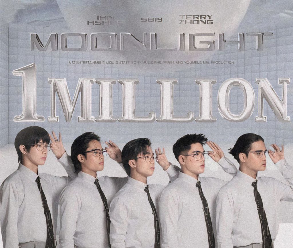 The FIRST MILLION views of the “Moonlight” Music Video achieved! Congratulations, SB19 and A’tin! 🎉

Job well done everyone! Don’t lose the momentum, keep streaming here! ⬇️

🔗 youtu.be/_WIGlfguVTs?si…

@SB19Official #SB19
#MOONLIGHT_1MILLIONViews