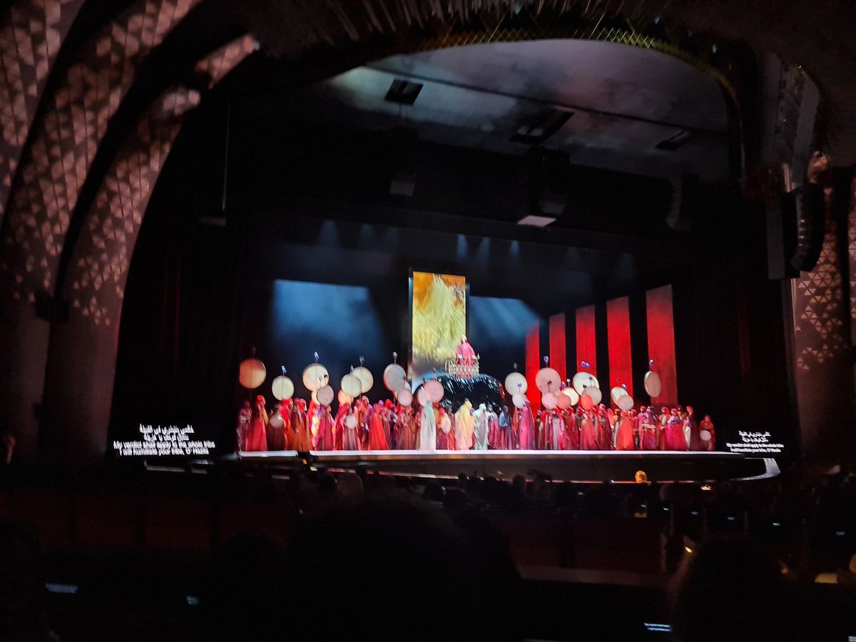 #Zarqa_AlYamamah Opera is breathtaking #OperaZarqa #AlYamamah is considered a model of post-modern art in the field of opera and theatre. It has combined and mixed an Arabic epic story with a sumptuous Arabic text and a mixture of opera music and modern international orchestral…