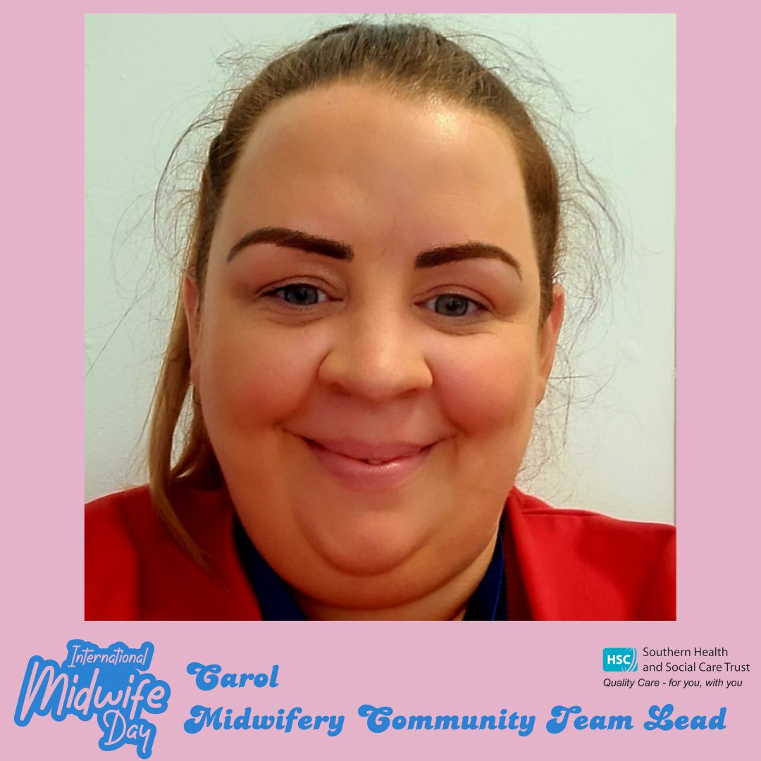 Meet Carol, one of our Midwifery Community Teams Leads. Carol started her journey 20 years ago as a nursing auxiliary and soon came to realise that Midwifery was her passion. 💗

#teamSHSCT #DayOfTheMidwife