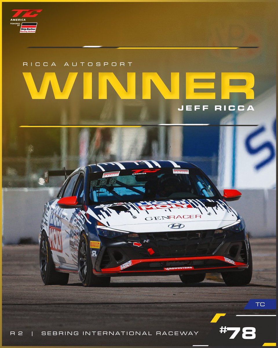 tc_america's tweet photo. Great drive by our winners 👊

And an extra congratulations to Alex Garcia who graduated from University on Friday! 

#TCAmerica #GTSebring https://t.co/eNr5ws8mNK