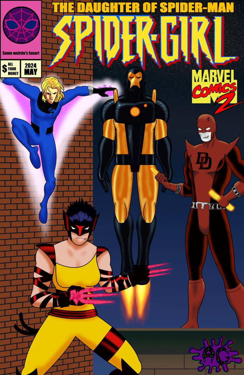 Day 5 - Marvel Comics 2
#spiderman #spidergirl #spiderwoman #spidergirlMayday #spiderwomanmayday #mayday #m2 #fantasticFive #MarvelComics2