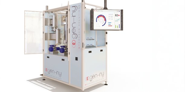 emcombustion's tweet photo. #Hydrogène vert : la startup Gen-Hy invente un banc d’#essai pour tester les #générateurs à grande échelle. Le banc de test industriel est un prérequis indispensable pour #valider un produit avant son industrialisation. https://t.co/TQpu0VwYO8 https://t.co/wCCb2S5Ovj