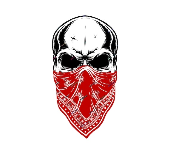 💧Skull Bandana SVG + PNG Graphic - Hand Drawn Skull Illustration Sublimation Design - Digital Download Files by drypdesigns💧ift.tt/24TlYst #drypdesigns #digitaldownload #digitalart #graphicdesign #PNG