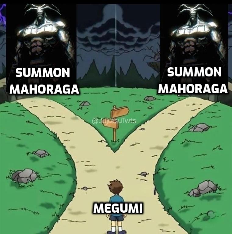 Megumi has 2 options