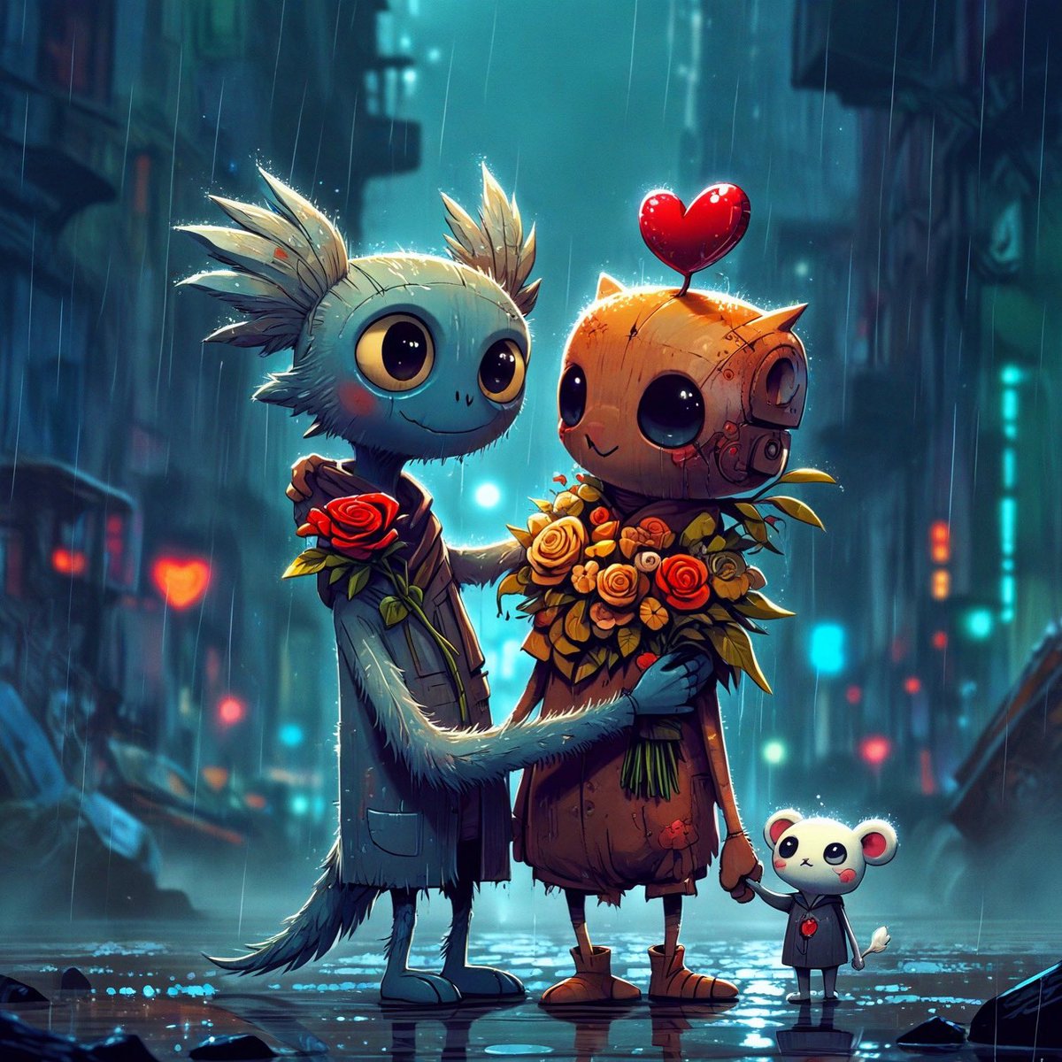 Daily dose of cuteness  #flowers  #fluffy #bigeyes #cute #photography #portrait #love #fluffy #sureal #abstract #scifi #illustration #photography #nftcommunity #aicommunity #vibrant #fantastic #cute #feather #bird #wild #pixar #disney #comic #render #3d #recycle