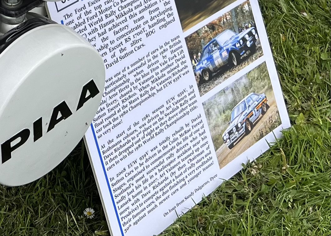 Edition002's tweet image. Ari &amp;amp; Dave’s Rally Sweden Car &amp;amp; Colin and Nicky’s Land Rover Freelander Recce Car at the local Ford RSOC show today.