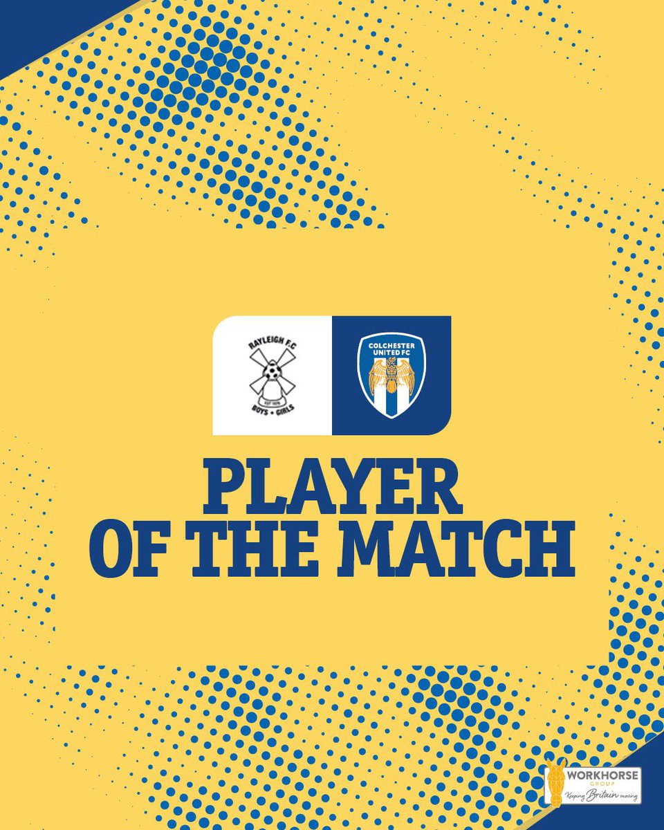 A great performance at full back with some dangerous runs and attacking play sees Rosie Mowatt claim todays POTM award 🏆

Congratulations Rosie! 

#CUWFC | #WeAreUnited | #ColU