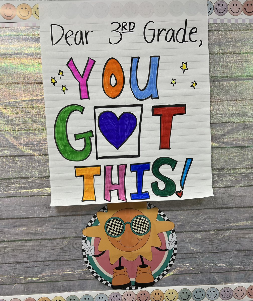 MrsJPiernik's tweet photo. We can do hard things 💪, DP! 

Believe in yourselves, stay focused, and do your best. Remember, you've worked hard and are ready to shine! Good luck to my Grade 3 Superstars ⭐️ this week during NJSLA. @Rumsonbulldawgs https://t.co/d4Ab77fAQv
