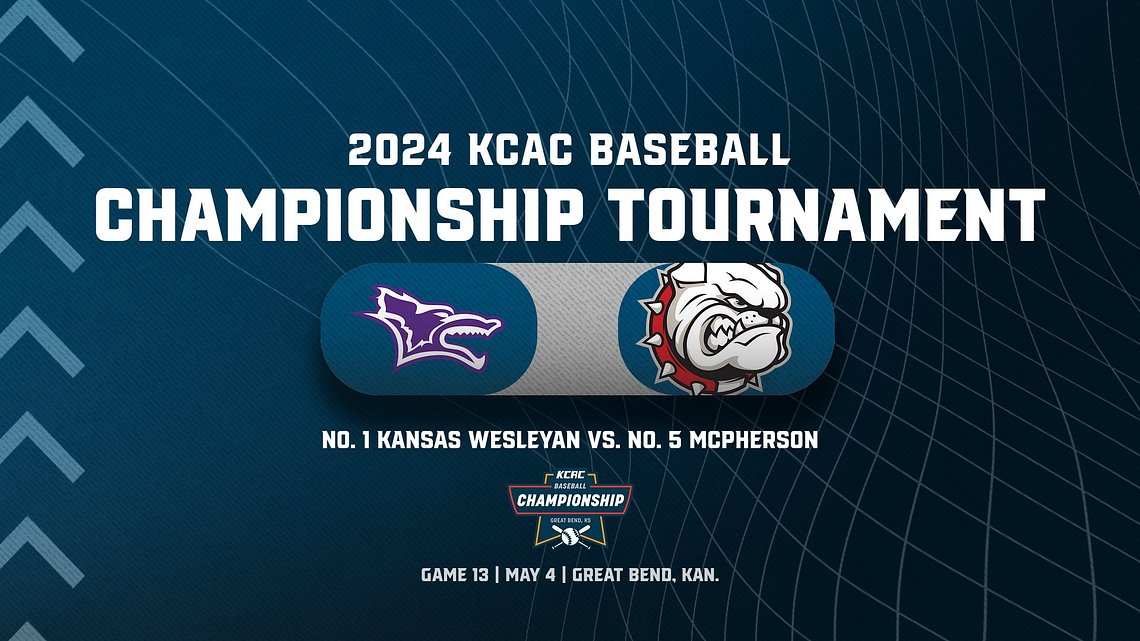 2024 KCAC Baseball Championship Tournament — No. 1 @kwucoyotes vs. No. 5 @MAC_Bulldogs (11 AM CST) #KCACbsb Tickets: bit.ly/3xEtTiW Live Stream: bit.ly/4a5A2SP Live Stats: bit.ly/4b40gGE @NAIA @NAIABall @exploregbks