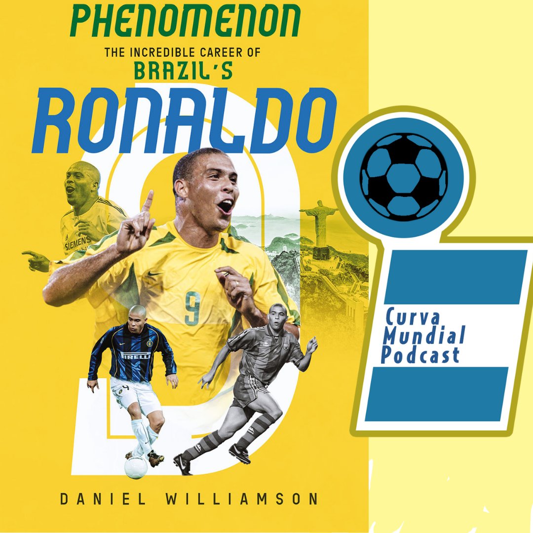 CurvaMundialPod's tweet photo. 🚨New Episode Alert⚽️

@winkveron Joins CURVA MUNDIAL To talk:

- @ronaldobook and the Extraordinary Career of "El Fenomino" #Ronaldo 
- How Ronaldo Altered Football with a Smile 
- His @ManUtd Fandom

Listen: https://t.co/Sx310EQEc7 https://t.co/a1hiRy63V9