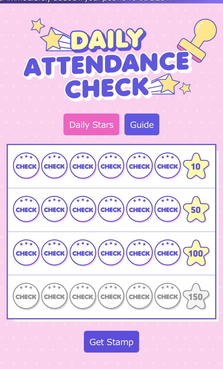I just got 100 extra stars for logging into Fan N Star for 21 days in a row! 
 en.fannstar.tf.co.kr/mission/checks…