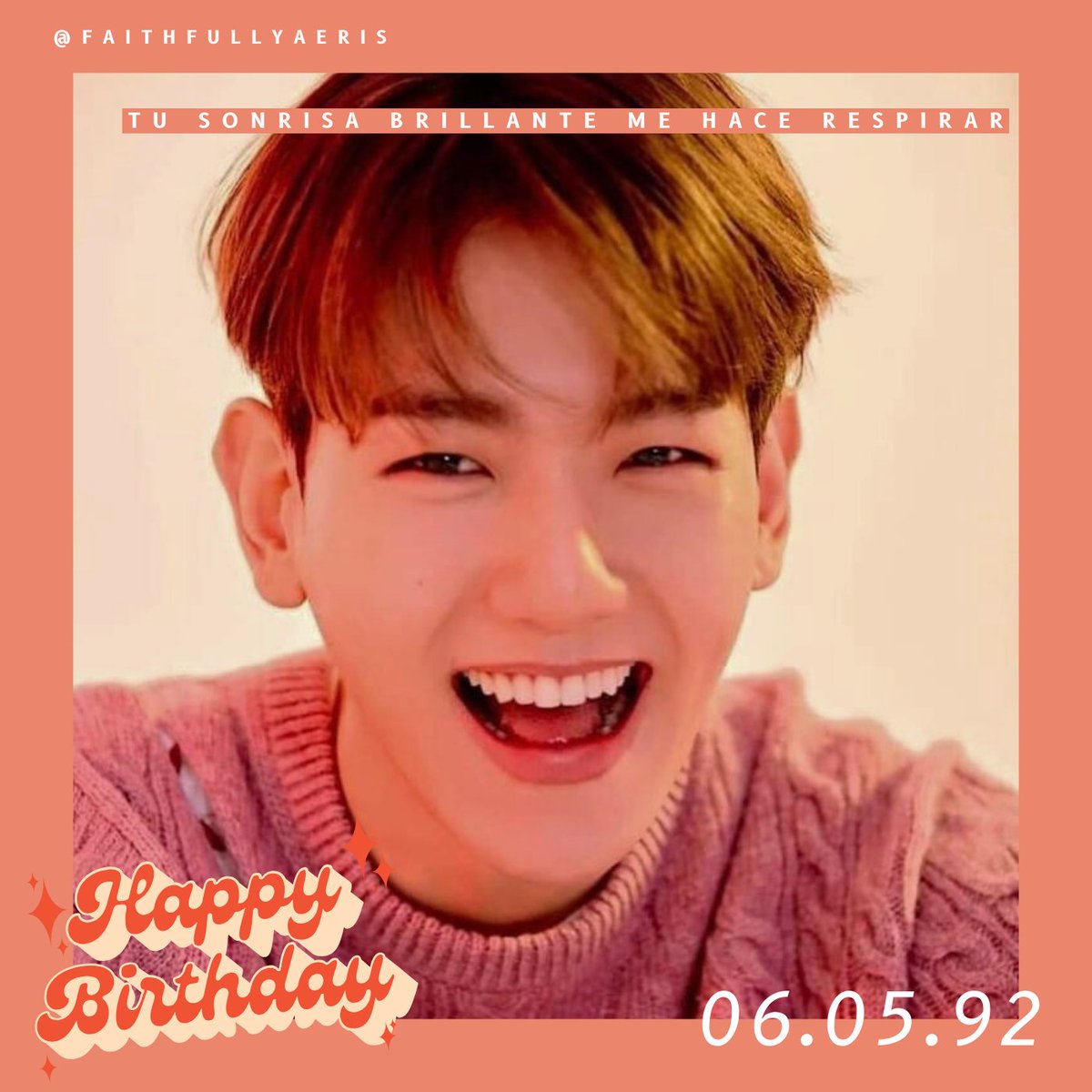 Happy Birthday #BAEKHYUN 
Que nadie nunca borre tu hermosa sonrisa! Te celebramos hoy y siempre🎊

Te amamos, vamos por mas festejos juntos! Gracias🧡

#OurBlissBaekhyunDay
#HAPPYBAEKHYUNDAY
#기다리던_민족대명절_큥탄일
#오월이행복한이유는_배켜니
<a href="/B_hundred_Hyun/">Baekhyun_EXO</a>
