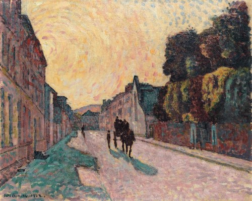 Walter Bondy 
Französische Straße im Herbst
 1912