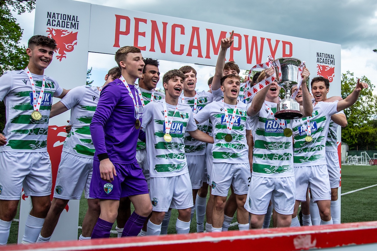 Llongyfarchiadau, @tnsfc! 👏 The Saints are Cymru Premier Development League National champions! 💫