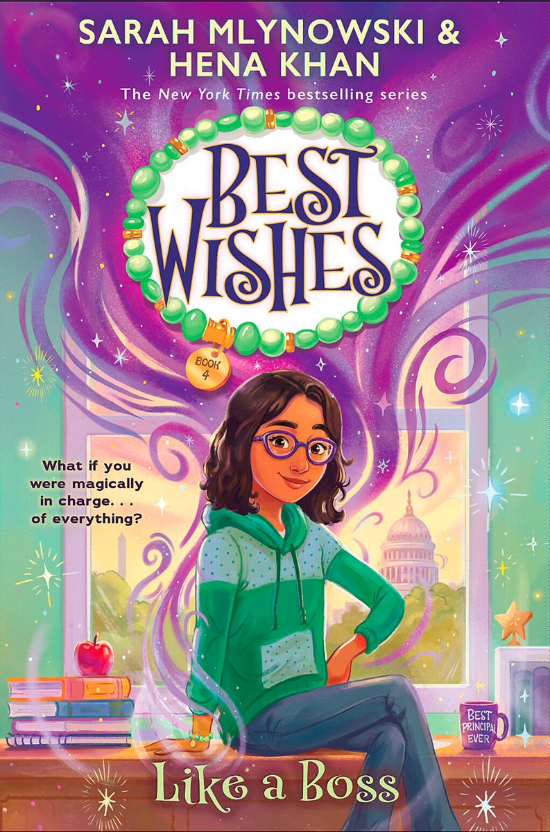Ooooh! Look at the newest @scholastic @SarahMlynowski @JBricking BEST WISHES book by @henakhanbooks! On sale November 12, 2024!