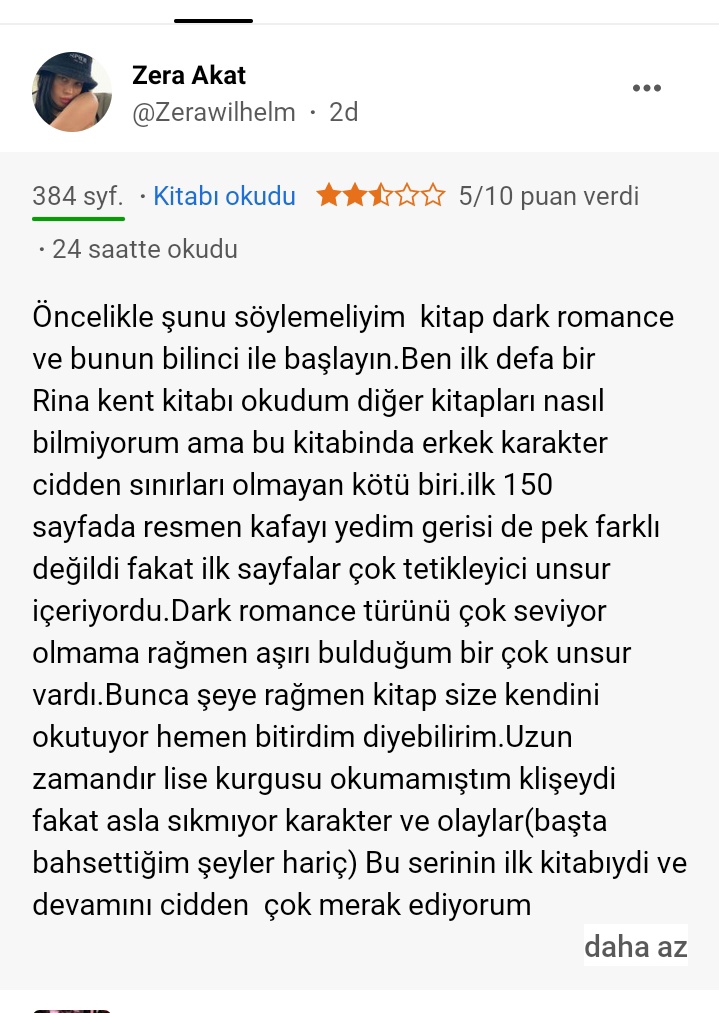 Sapkın kral || #kitapyorumu
✨5/10✨