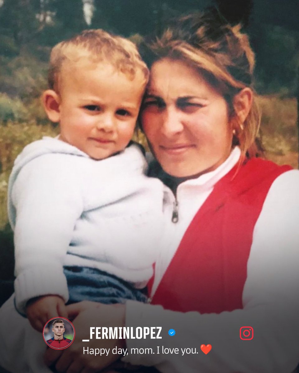 Little Fermín with his mom ❤️