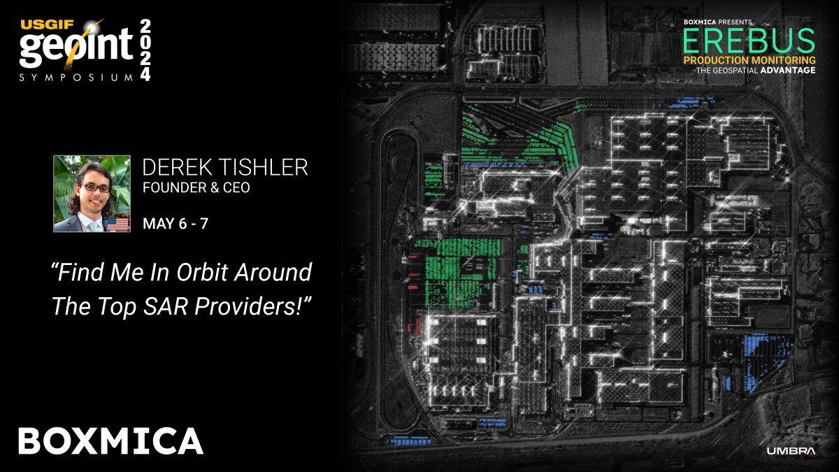 Meet our founder at #GEOINT2024! You can find us in a very-low orbit around the top SAR providers!