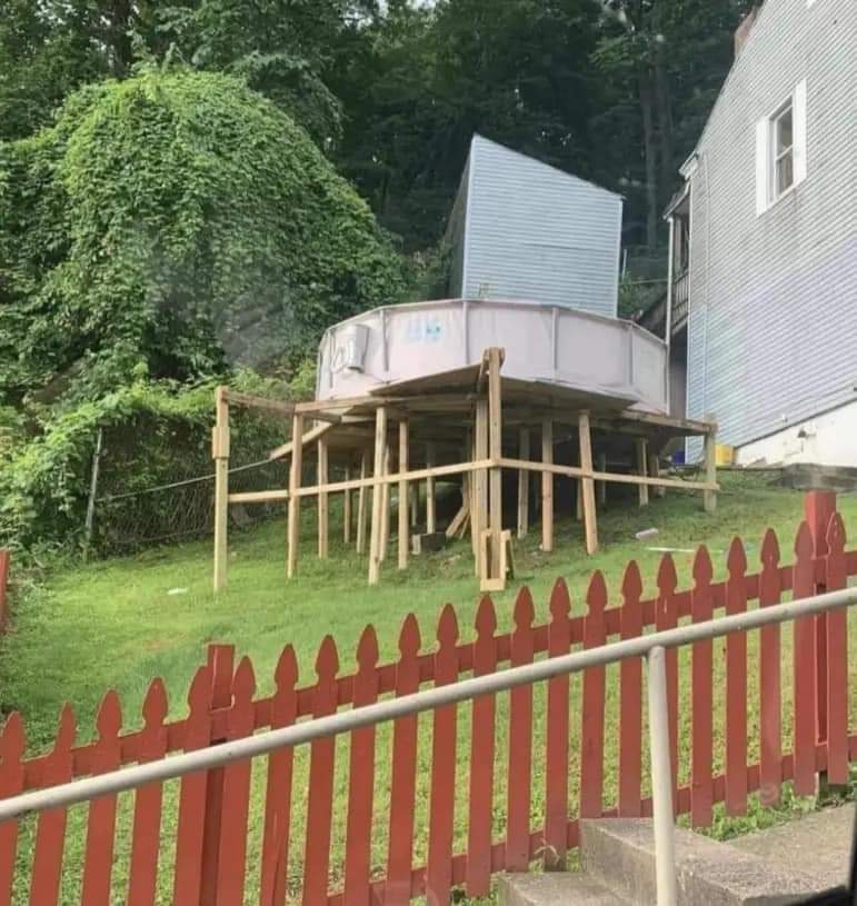 Me to underwriting: 'Don't worry, the pool is fenced. Yes, the stairs have a handrail.'