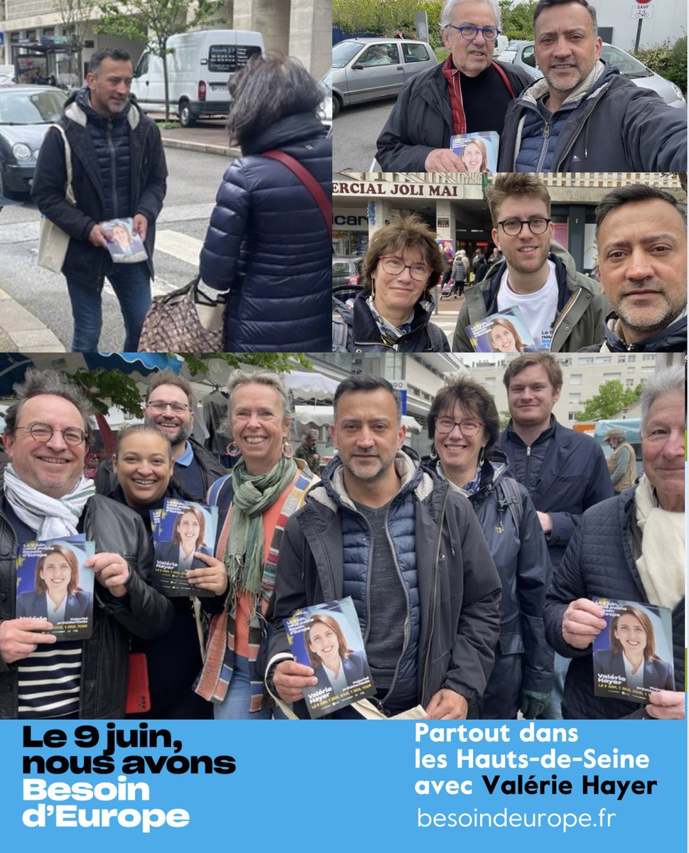 Plus que jamais nous avons @BesoindEurope pour protéger les Français !
Sur le terrain à #Meudon pour parler d’Europe avec @ValerieHayer, en présence de notre députée @LanloVirginie, nos élus et militants de @BesoindEurope 

@Renaissance @RE_HautsdeSeine 
@UDI_off @agir_officiel