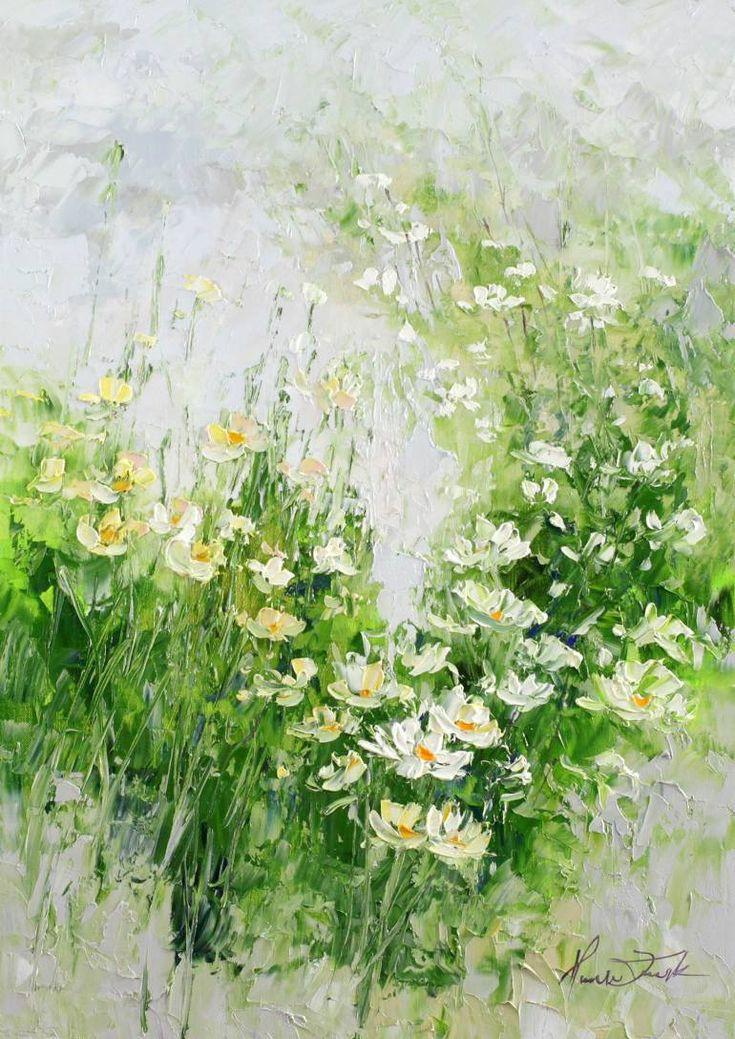 The Flowers of Spring 
   |• Margaret Raven |•
#contemporary #artist 
     -- Aspects of Impressionism ----