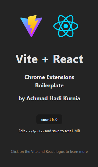 achmadhadik's tweet photo. Currently, I'm learning to build Chrome Extensions. To start, I'm creating the boilerplate first. Next, I'm making an extension to automate collecting point from the Bing Reward program. It's a nice way to get some Alfamart vouchers. LOL
https://t.co/wggp3styDb https://t.co/UZtWW7RH03