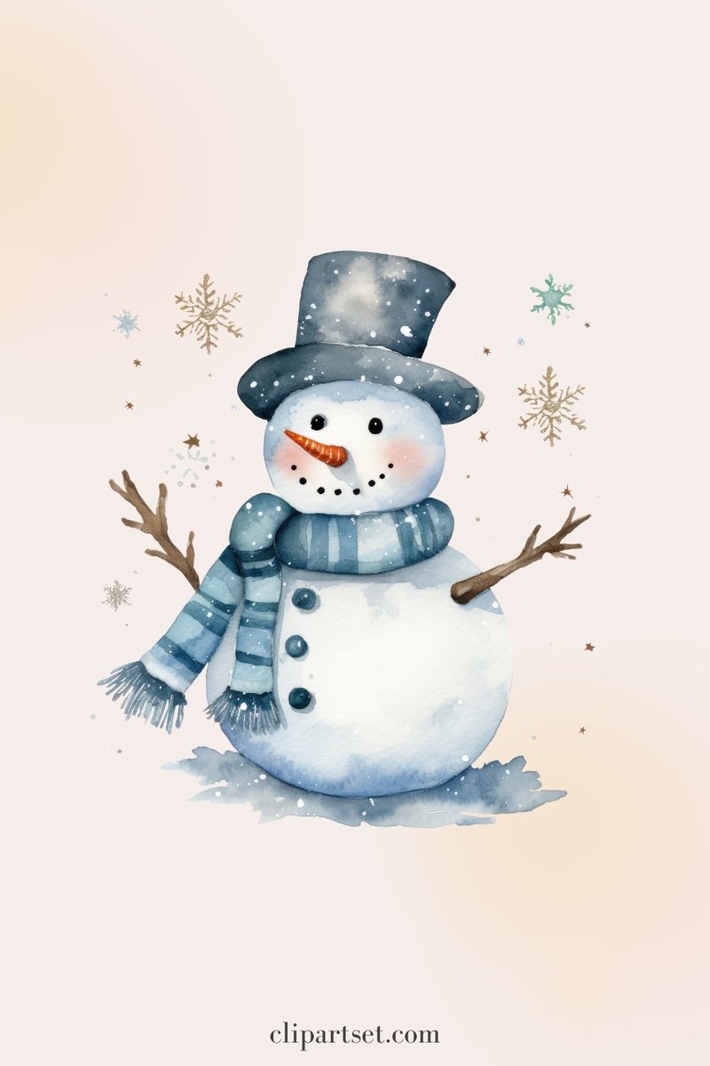 Let it Snow with Watercolor Snowmen Clipart! ☃️ Perfect for Your Holiday Projects - Download Now! #SnowmanLove #ChristmasCrafts #WinterArt #DigitalDownload 300 DPI Transparent PNG Files | Size: 4096 x 4096 Pixels
clipartset.com/products/76-wa…