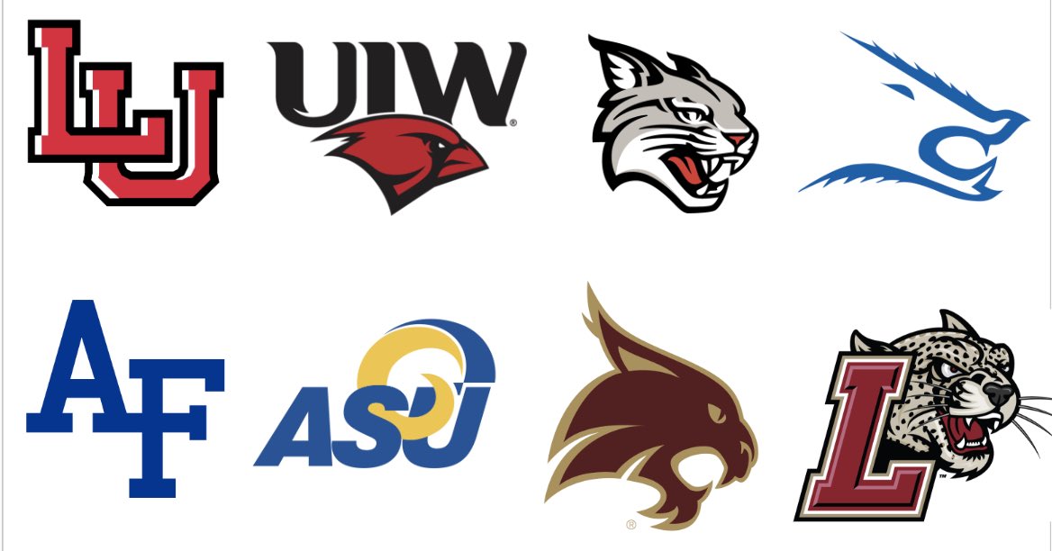 Big week of recruiting at SV! We appreciate these schools coming out to watch spring football.