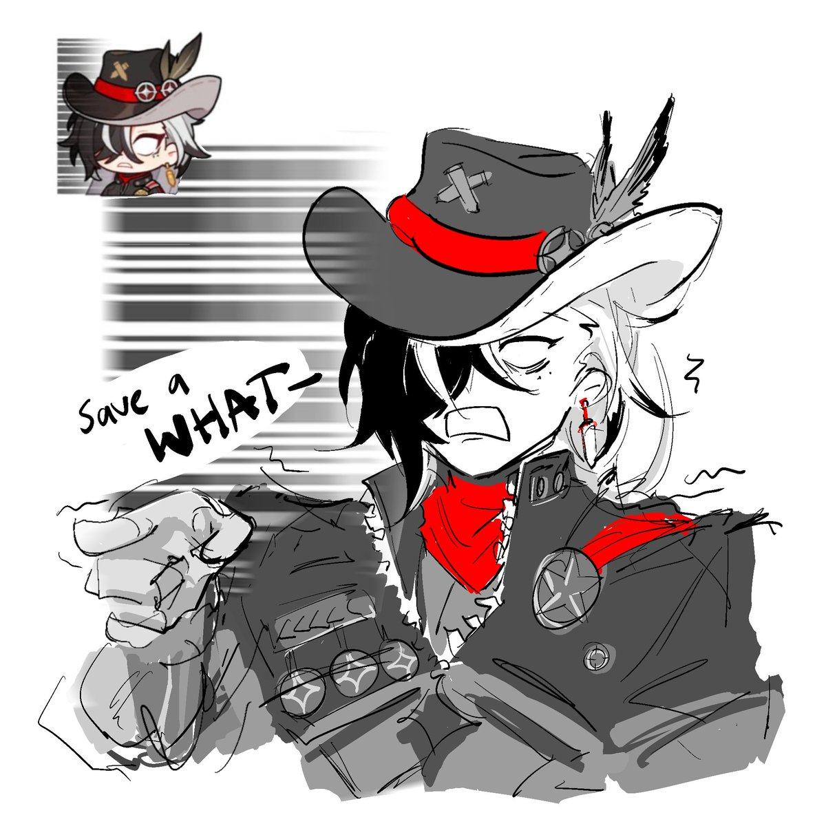 he saw the save a horse tweets #boothill #boothillhsr #HonkaiStarRail