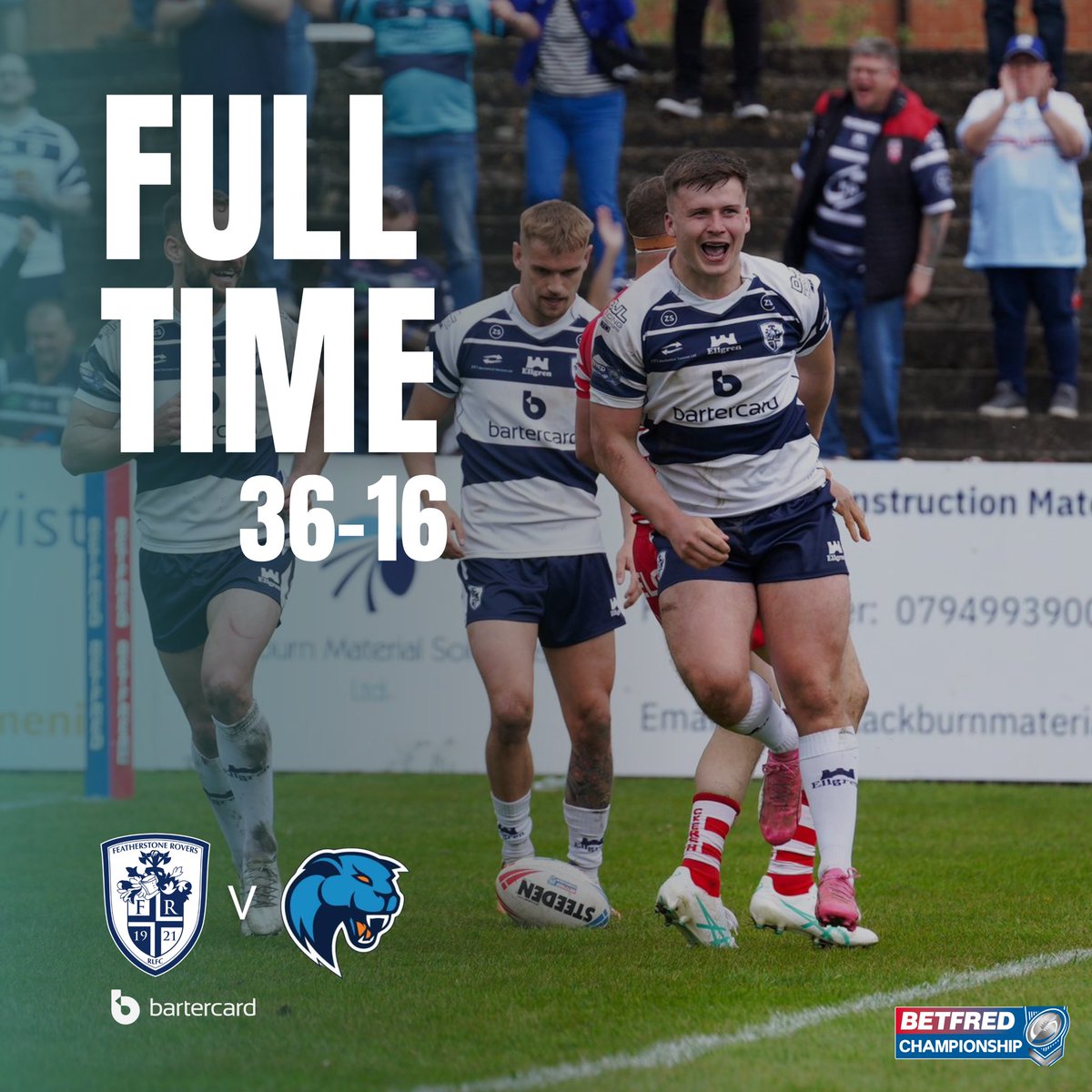 Connor Wynne’s four tries helps Rovers to a big win! #BlueWall