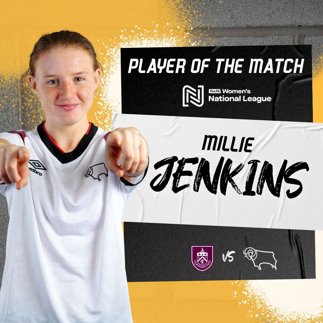 With one of the finest defensive performances of the season your final Player of the Match goes to the amazing Millie Jenkins!! Give it up! 💪👏