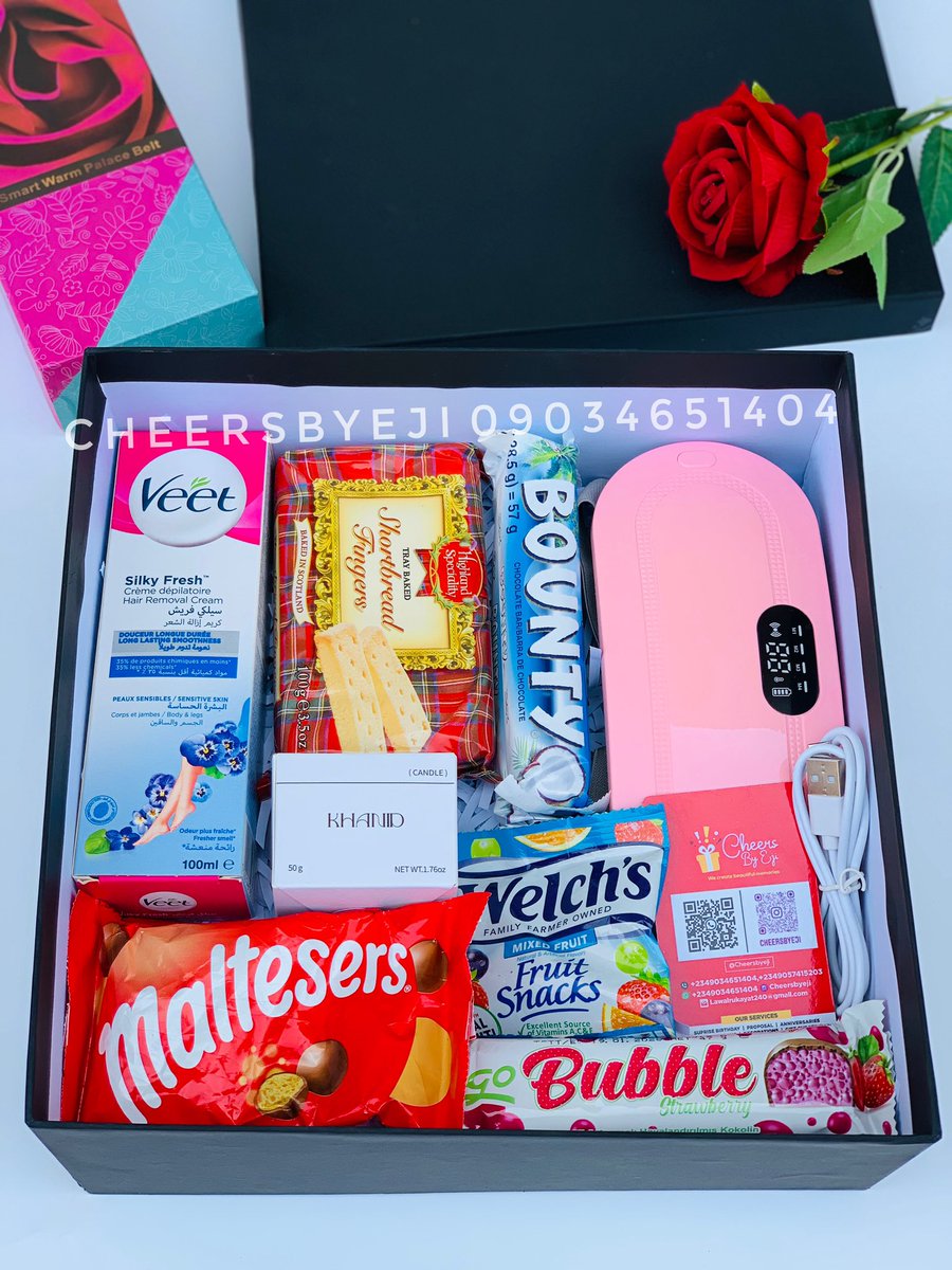 It’s another month to send period care box to your babe,friends or siblings 
—
Exact package available for 50,000 naira
—
WhatsApp 09034651404 or send us a dm
—
Nationwide delivery 🚚