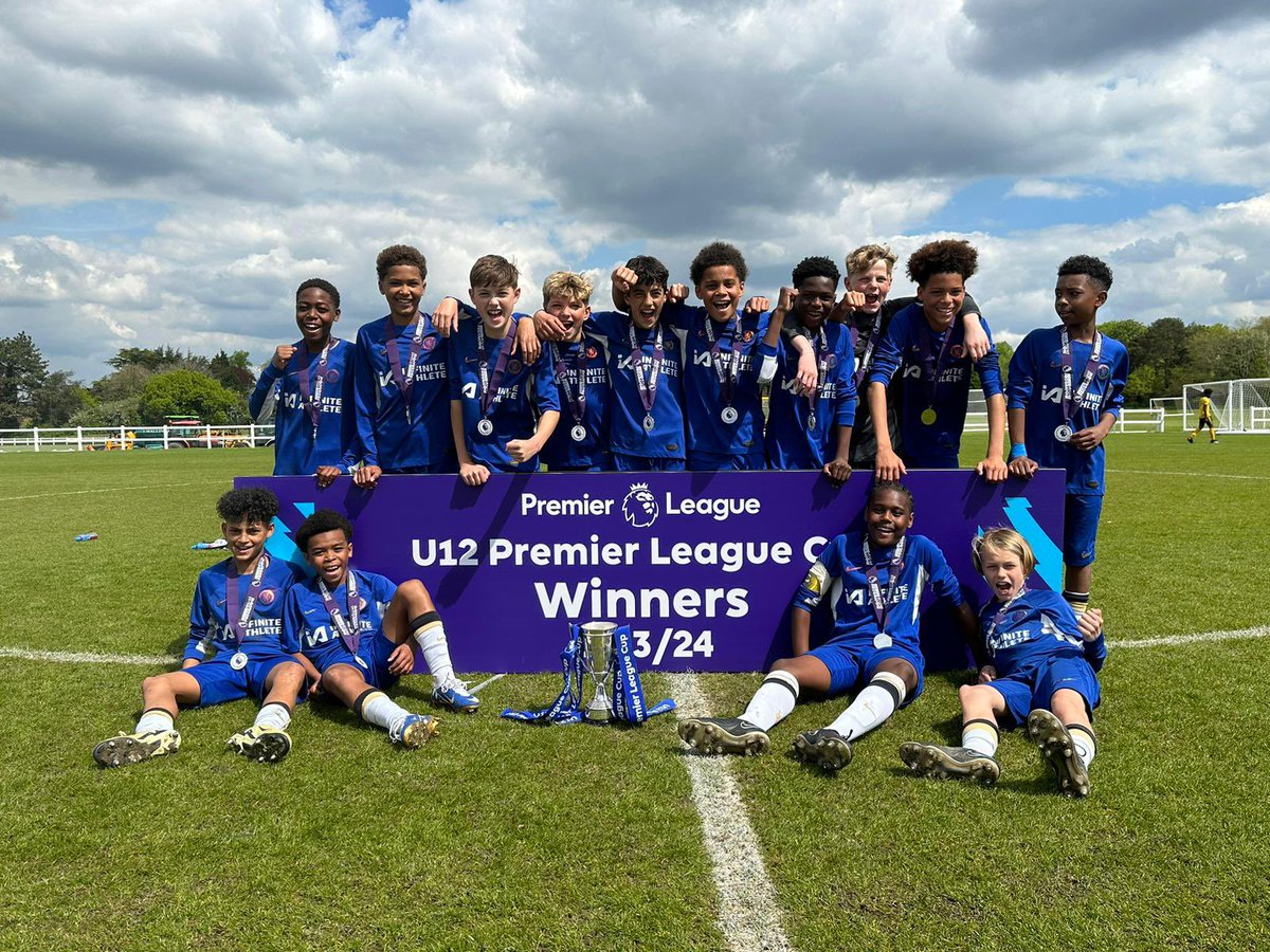 Congratulations to Chelsea's Under-12s, lead coach Tom Howard and the academy staff, who this morning clinched the Premier League Cup to add to the International Tournament they won earlier in the season. More bright young talent on tap.