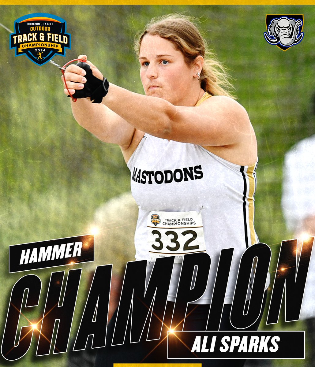Ali Sparks! Hammer Champion! 52.31 meters

#FeelTheRumble #HLTF
