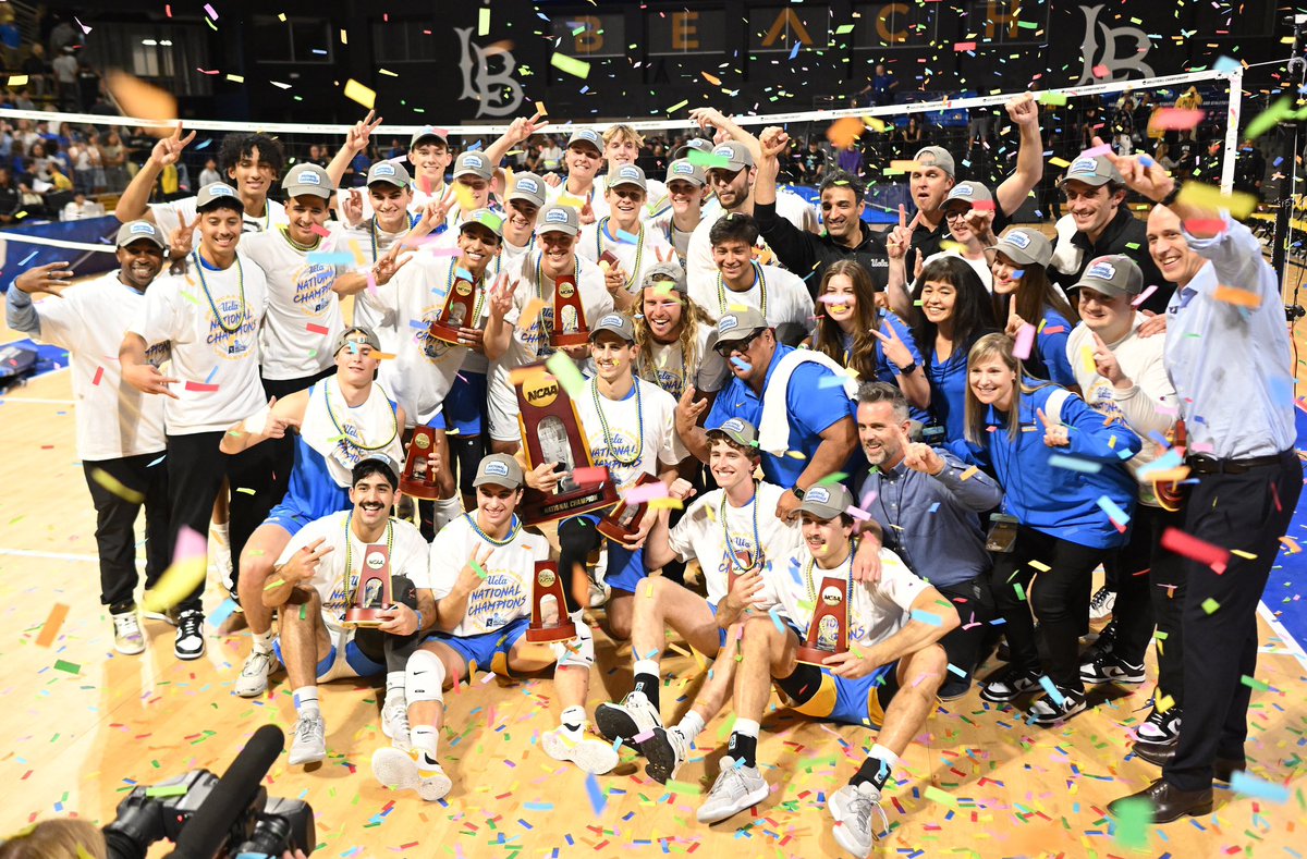 🏆 BACK TO BACK 🏆

@uclamvb are National Champions for the second year in a row! 

#NCAAMVB