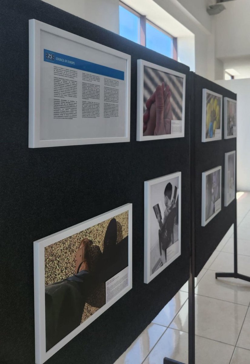 Congratulations on 75th anniversary of #CouncilofEurope. On this occasion a photo exhibition co-org w/ @CoE_Skopje is placed at @MFA_MKD ➡️ amateur photographers f/ 🇲🇰 inspired by noble mission of @coe dedicated to protection & promotion of democracy, human rights & rule of law.