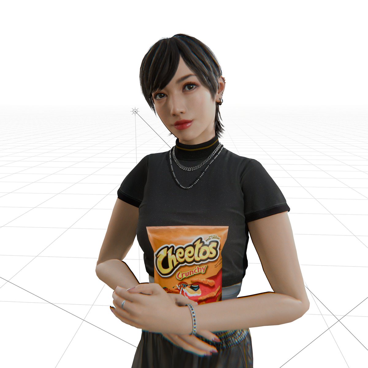 my discord friend keeps calling Chitose 'Cheetoes' so i made this lmfao (he lost it) anyways goodnight! 

#LikeaDragon #Yakuza #LikeaDragon8 #LikeaDragonInfiniteWealth #ChitoseFujinomiya 

thx again to the goat @Z64Gaming  for the model