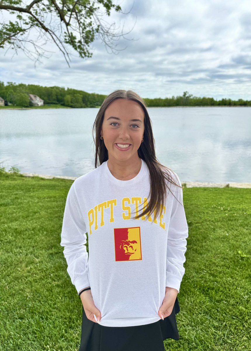 I am very excited to announce my verbal commitment to continue my athletic and academic career at Pittsburg State University!! Thank you to all my friends, family, teammates and coaches who’ve supported me every step of the way!! Go Gorillas!! ❤️🦍