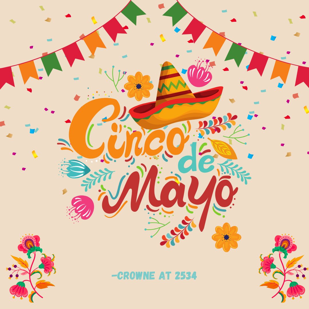 Happy Cinco de Mayo from Crowne at 2534! Tell us in the comments what your favorite Mexican Restaurant is in Northern Colorado!
.
.
.
.
#crowneat2534 #cincodemayo #crowneapartments #liveatcrowne #colorado #northerncolorado #johnstown #fortcollins #foco #noco #northerncolorado...