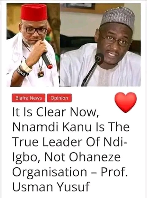 And we are proud to have him as the leader of not just Ndigboo but #Biafrans at large 

#Ohaneze are bunch of Criminals who sells their people for peanuts

#FreeMaziNnamdiKanu
#FreeBiafraNow
#IPOB
#chibuikembiafrachild si ka udo diri unu ndi chọrọ udo