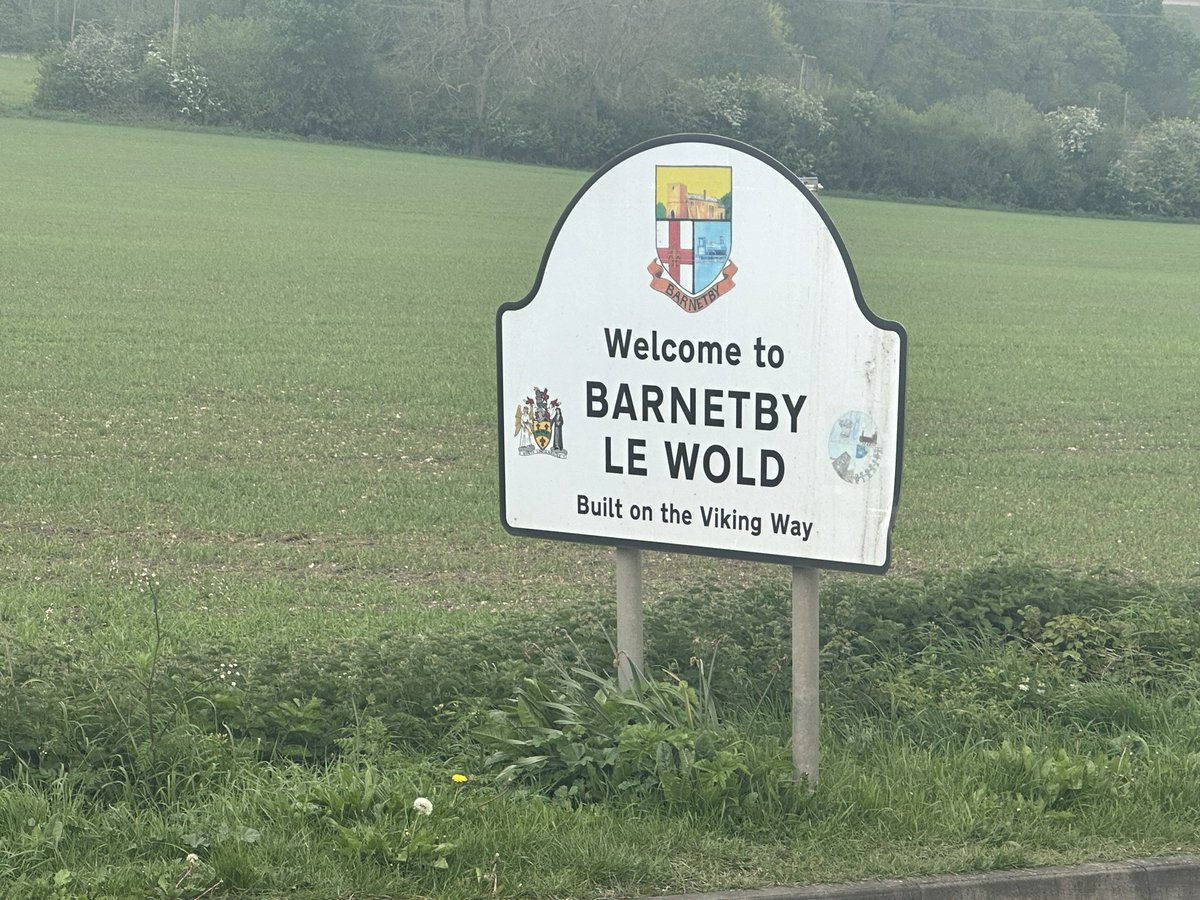 14 miles of the #vikingway completed - Barton to Barnetby. 133 to go.