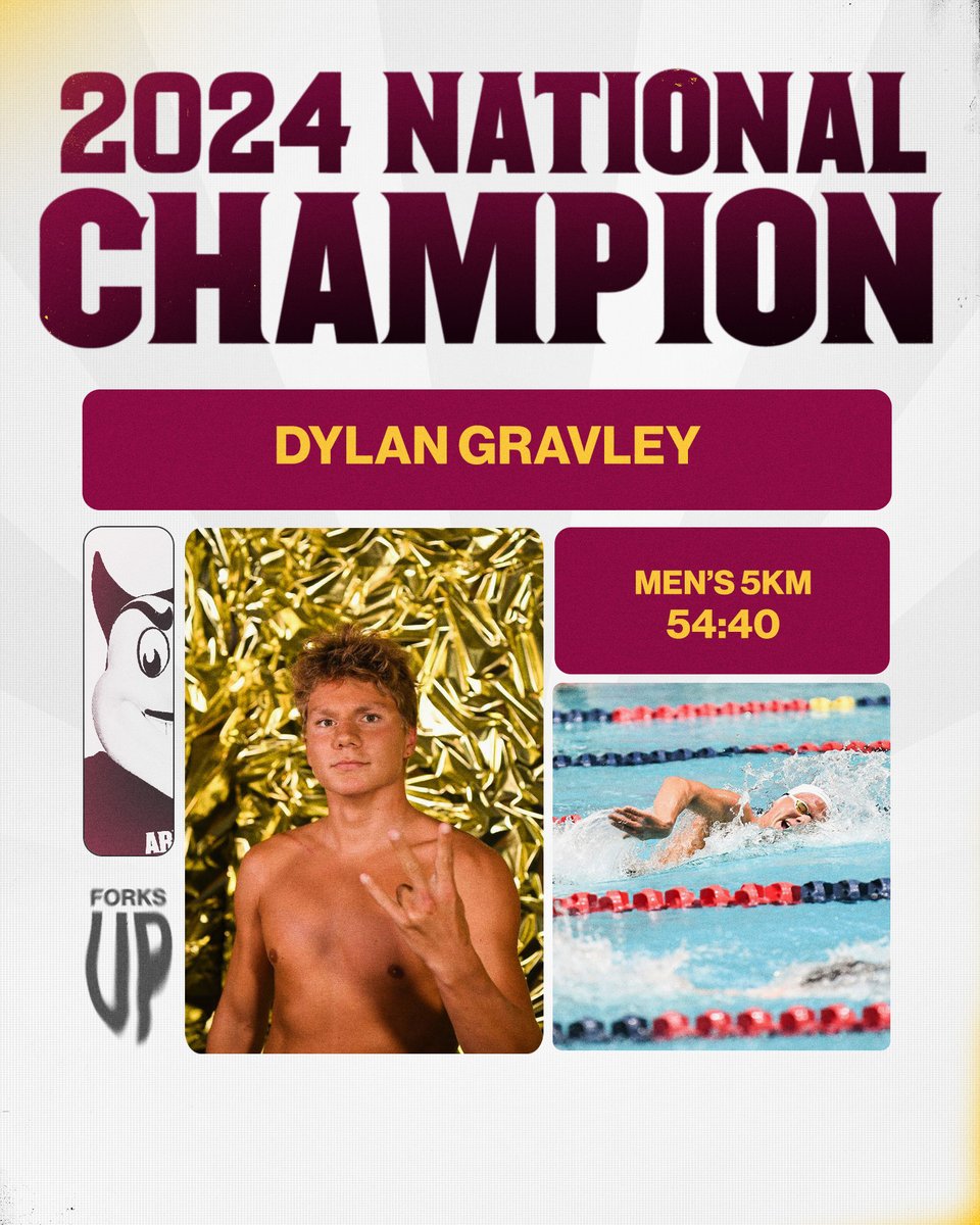 Dylan Gravley is an Open Water National champion 🏆

With a time of 54:40, Dylan won the men's 5km earlier this morning in Sarasota, Fla! 

Congrats to Dylan ‼️

#ForksUp x #OWNats