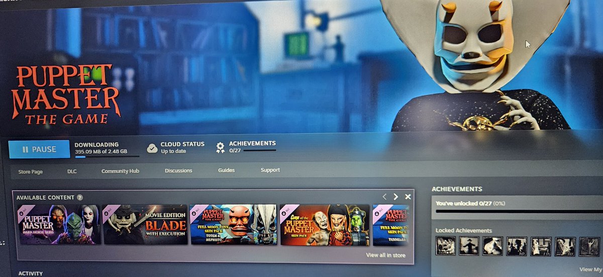 BiohazardBesaw's tweet image. There's a Puppet Master game? Sweet. 
#PuppetMaster