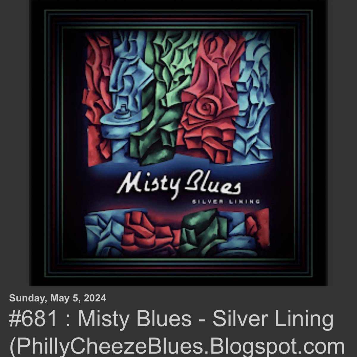 It’s another 2-fer weekend for PhillyCheeze Reviews.   

PhillyCheeze’s Rock & Blues Reviews #681 
Misty Blues - Silver Lining 
2024 – Guitar One Records

phillycheezeblues.blogspot.com/2024/05/681-mi…

#MistyBlues #Blues #BluesMusic #BluesReview #MusicBlog #BluesBlog #blog @MistyBluesBand @indienink