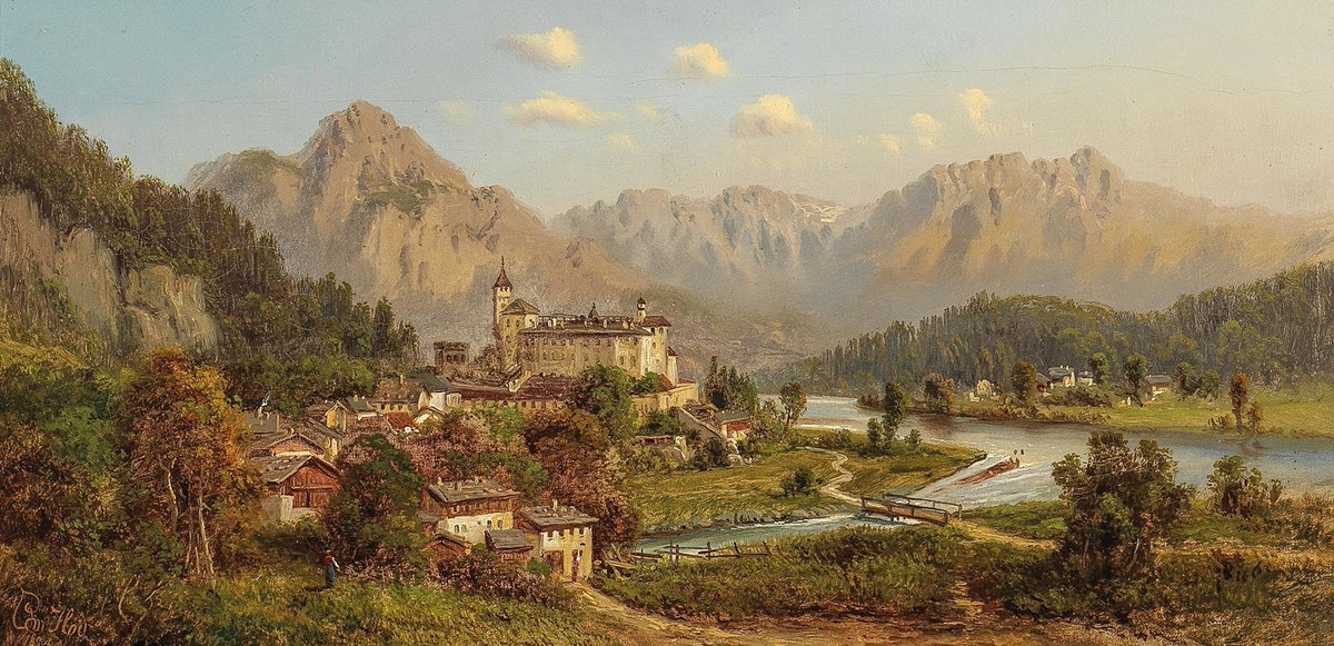 Edmund Höd
Schloß Ambras in Tirol 
1880