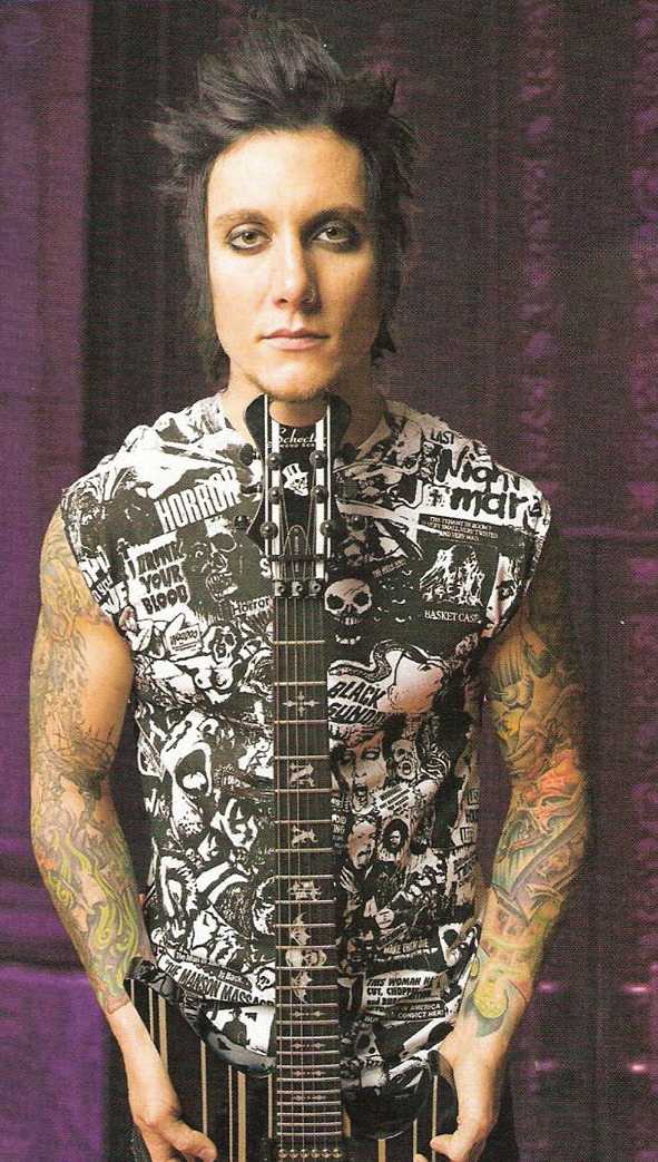 Syn during a photoshoot in New York City, New York for Guitar World’s December 2007 issue 📷: Dale May