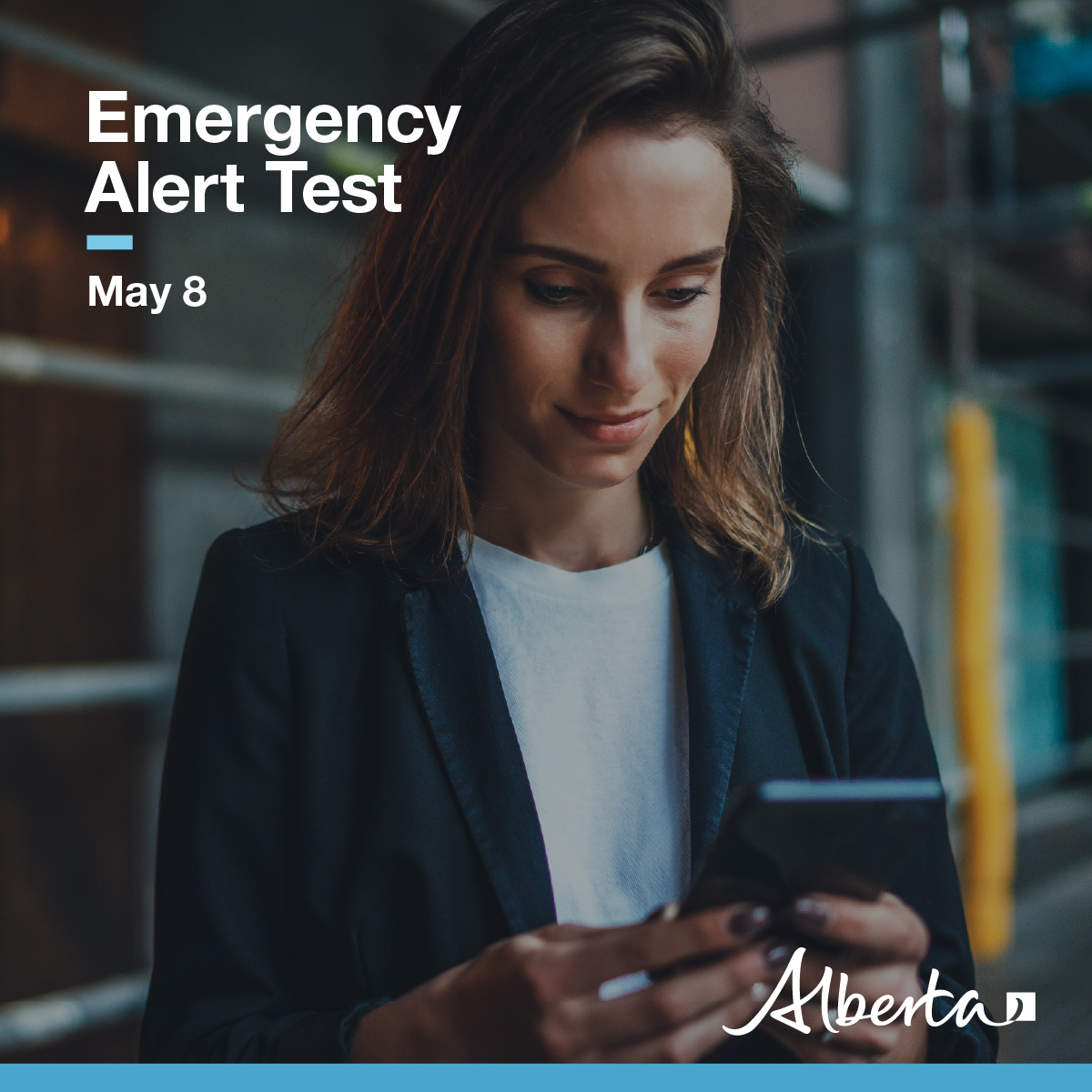 The Government of Canada will conduct a test of the emergency alerting system on Wednesday, May 8 at 11:55 a.m. Check your phone’s compatibility at alertready.ca. Download the @AB_EmergAlert app to get all emergency notifications for your area: alberta.ca/emergencyalert