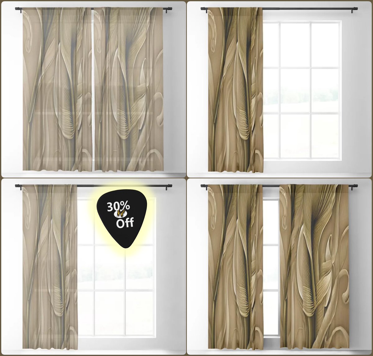 *SALE 30% Off*
Cares Fade Away Sheer Curtain~by Art Falaxy~
~Exquisite Decor~
#artfalaxy #art #curtains #drapes #homedecor #society6 #swirls #accents #sheercurtains #blackoutcurtains #floorrugs

society6.com/product/cares-…
society6.com/product/cares-…